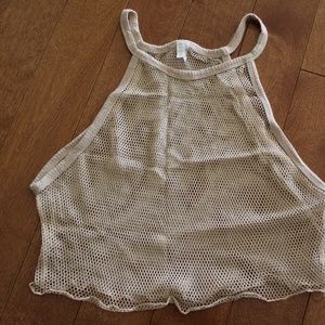Mesh crop top